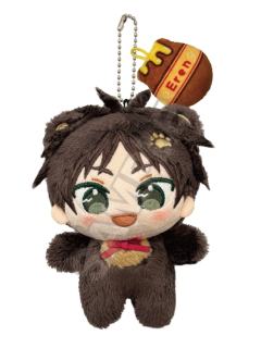 艾伦·耶格尔-饿肚子小熊毛绒挂件