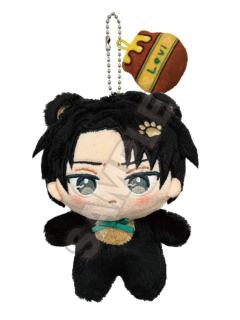 利威尔·阿克曼-饿肚子小熊毛绒挂件