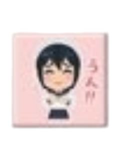 天内理子-插画小人联动方形吧唧