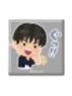 灰原雄-插画小人联动方形吧唧