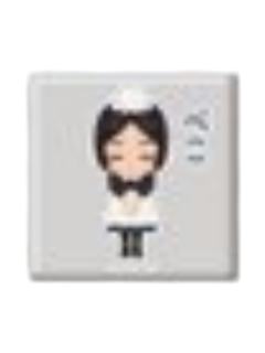 黑井美里-插画小人联动方形吧唧