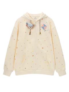 达菲-上迪小小伙伴系列连帽卫衣开衫-资料图