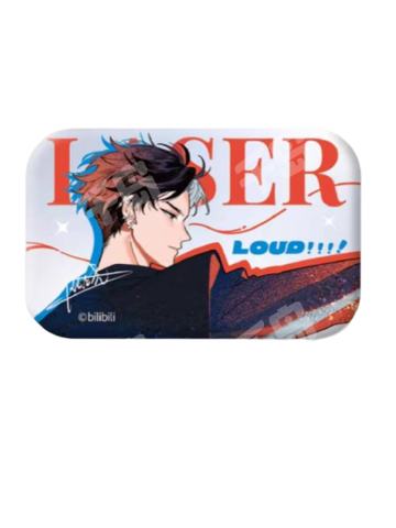 顾子尧-LOUD！方形马口铁盲盒徽章