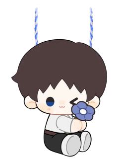 碇真嗣-永生花境系列坐姿玩偶手机背夹