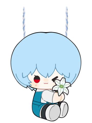 绫波丽-永生花境系列坐姿玩偶手机背夹