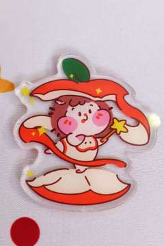 旋转苹果冰箱贴