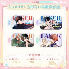 《LOUD！》系列方形马口铁徽章盲盒