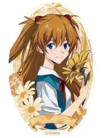 惣流·明日香·兰格雷2-永生花境系列椭圆徽章