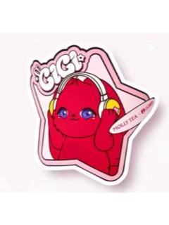 茉莉奶白联名杯贴