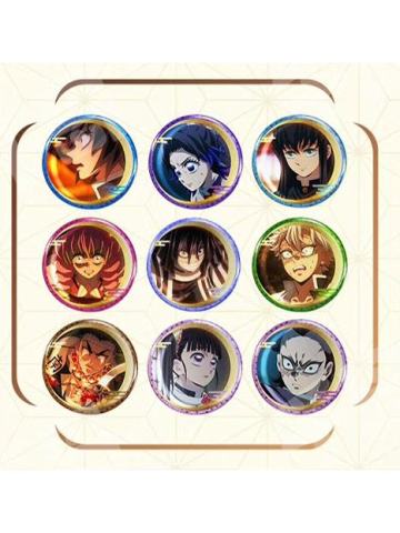 徽章礼盒周边-必胜客联动鬼灭之刃