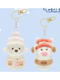 小熊维尼跳跳虎挂件-24上迪冬日雪人系列