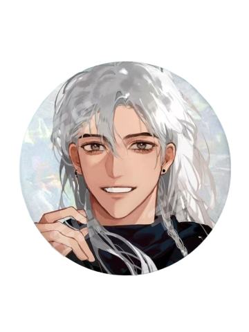 阿白双闪徽章-星悦文化周边