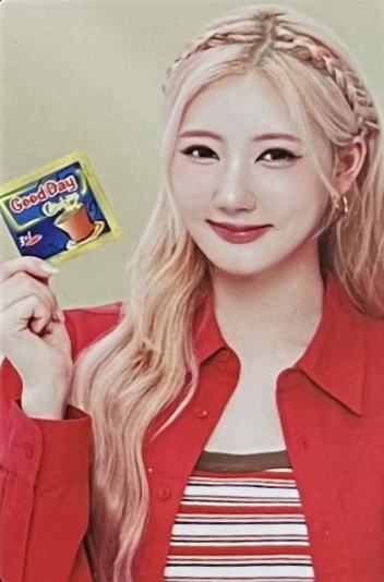 good day咖啡代言卡 蓝