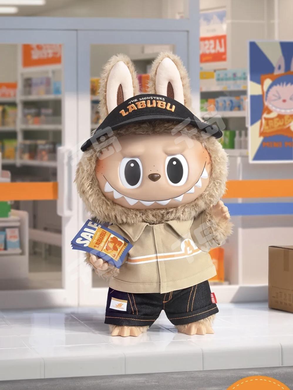 The Naughty Cashier搪胶毛绒公仔| THE MONSTERS - LABUBU - 毛绒- 大