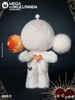 MEGA α SKULLPANDA 400% 白月-资料图