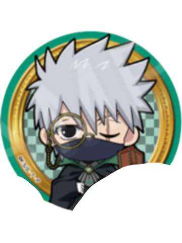 旗木卡卡西-疾风传公主咖啡联动怪盗Q版吧唧