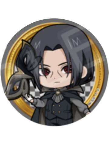 宇智波鼬-疾风传公主咖啡联动怪盗Q版吧唧