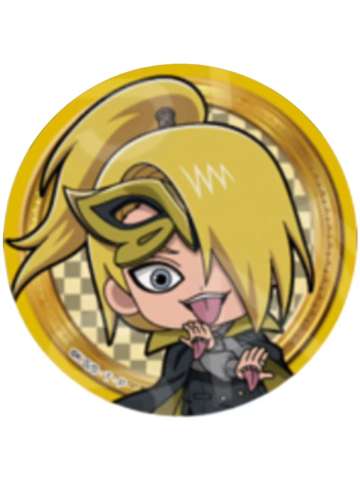 迪达拉-疾风传公主咖啡联动怪盗Q版吧唧