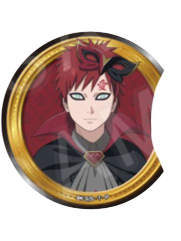 我爱罗-疾风传公主咖啡联动怪盗吧唧