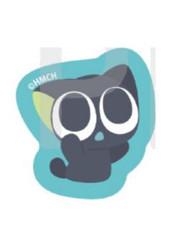 罗小黑K-日本影院贴纸