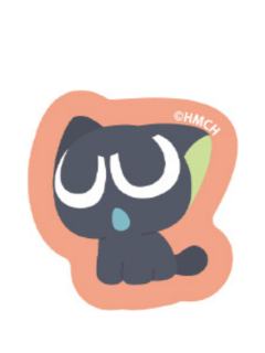 罗小黑H-日本影院贴纸