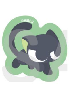 罗小黑A-日本影院贴纸