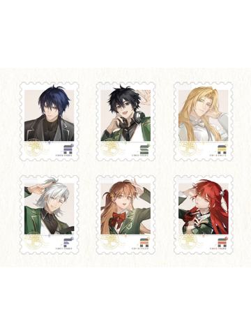 觅星社快闪校服系列仿邮票组合