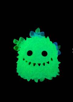 蝴蝶结毛怪-薰衣草星空-资料图