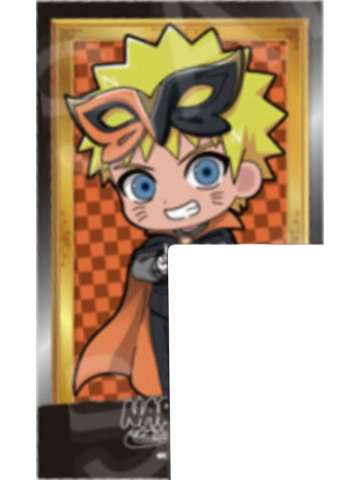 漩涡鸣人-疾风传公主咖啡联动怪盗Q版贴纸