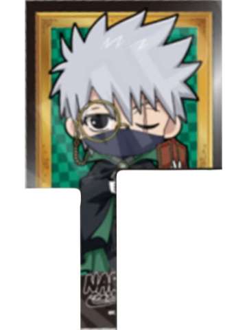 旗木卡卡西-疾风传公主咖啡联动怪盗Q版贴纸