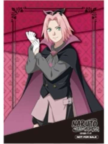 春野樱-疾风传公主咖啡联动怪盗满赠明信片