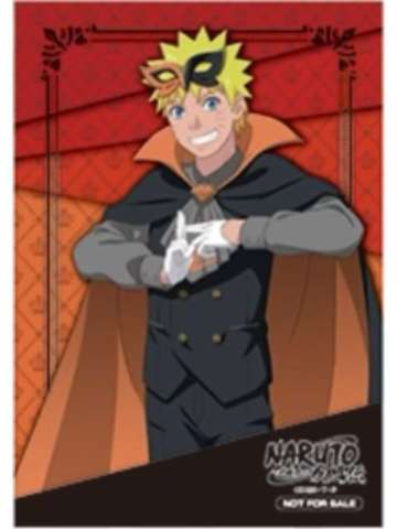 漩涡鸣人-疾风传公主咖啡联动怪盗满赠明信片