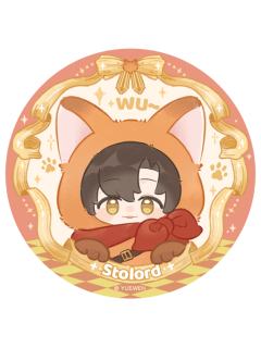 君莫笑(隐藏款)-绒绒账号卡系列毛绒徽章