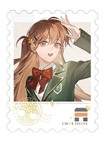 夏弥-觅星社快闪校服系列仿邮票组合