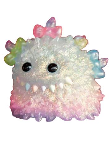 蝴蝶结毛怪-薰衣草星空