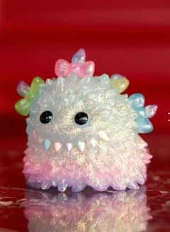 蝴蝶结毛怪-薰衣草星空