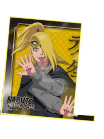 迪达拉-疾风传公主咖啡联动怪盗色纸