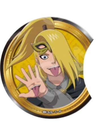 迪达拉-疾风传公主咖啡联动怪盗吧唧