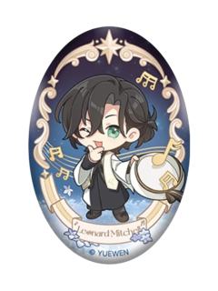 伦纳德·米切尔-愚者唱诗班Second.系列椭圆徽章