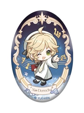 休·迪尔查-愚者唱诗班Second.系列椭圆徽章