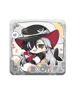 波提欧-男生宿舍系列Q版方形徽章