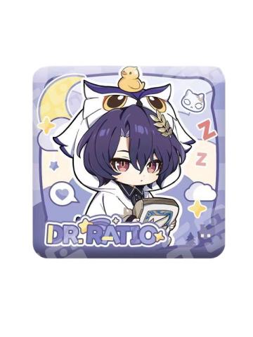 真理医生-男生宿舍系列Q版方形徽章