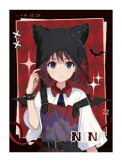 井芹仁菜拍立得-万圣节小恶魔系列