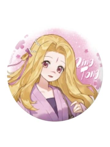 清瞳(独倚系列)-栖云暖梦系列圆形徽章