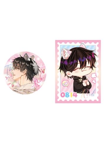 白楚年-冰箱贴邮票卡套组