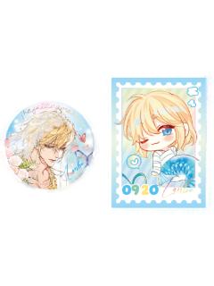 兰波-冰箱贴邮票卡套组