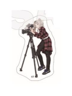 河原木桃香贴纸-拍电影系列