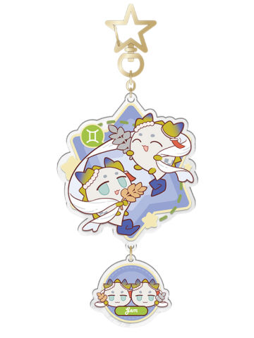 黍(双子座)亚克力挂件-星愿系列