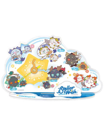 多人桌面亚克力钟-星愿系列