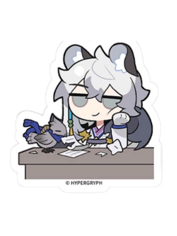 凛御银灰贴纸-雪山的回响系列